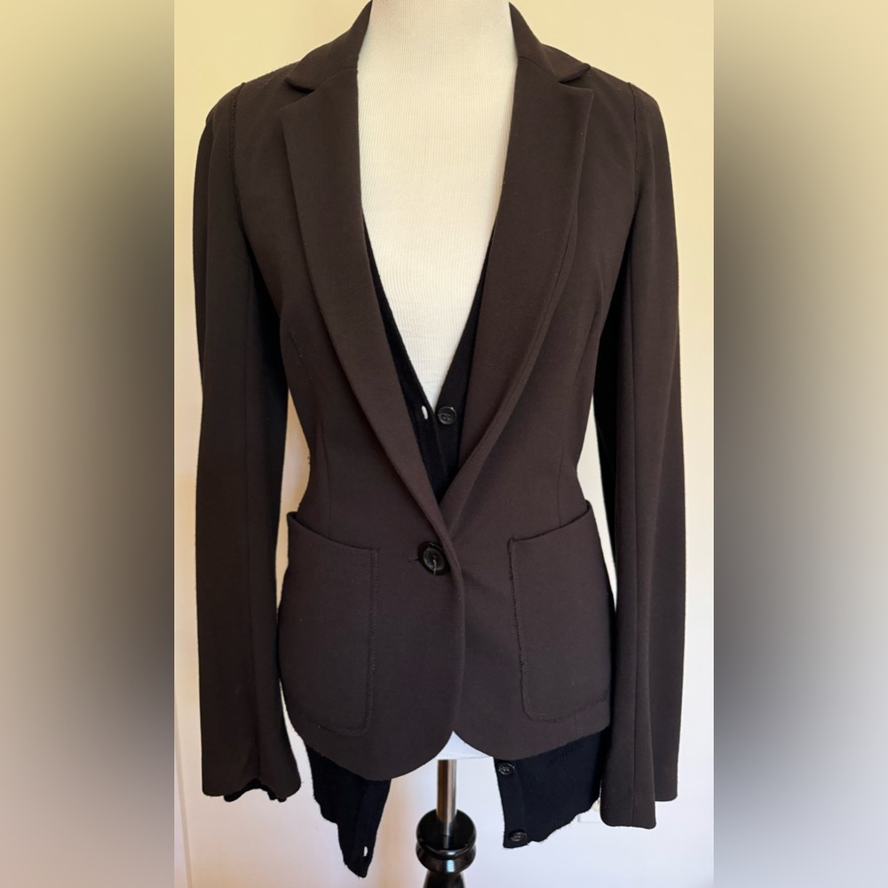 Bailey 44 Women's knit brown black jacket Small